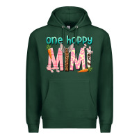 Sports Green One hoppy Mimi Easter Day Premium Hoodie - HowdyJamesFarm