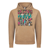 Vintage Coffee resting nurse face Vintage Hoodie - NancyCooperArtShop