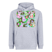 Heather Grey Easter bunny and egg Heavyweight Hoodie - CowGirlArtShop
