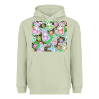 Matcha Easter bunny and egg Heavyweight Hoodie - CowGirlArtShop