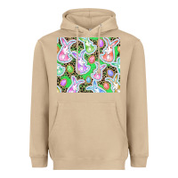 Mushroom Easter bunny and egg Heavyweight Hoodie - CowGirlArtShop
