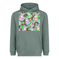 Sage Easter bunny and egg Heavyweight Hoodie - CowGirlArtShop