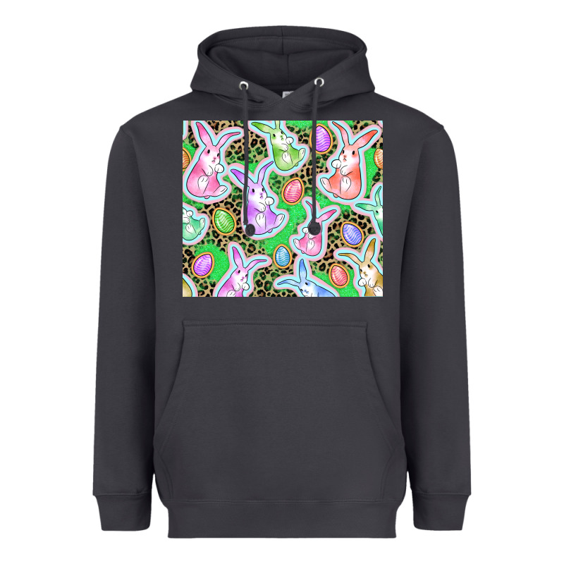 Easter Bunny And Egg Heavyweight Hoodie by CowGirlArtShop | Teevron