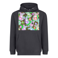 Smoke Easter bunny and egg Heavyweight Hoodie - CowGirlArtShop