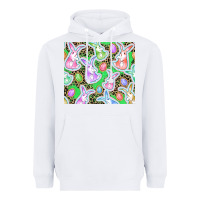 White Easter bunny and egg Heavyweight Hoodie - CowGirlArtShop