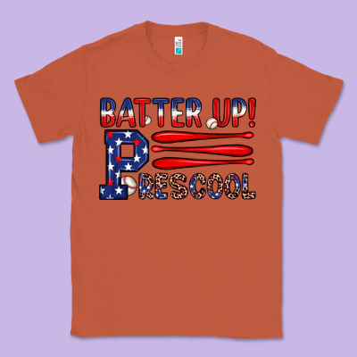 Batter Up Preschool Classic Tee Designed By Jahusdesignshop