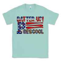Seafoam batter up preschool Classic Tee - JahusDesignShop
