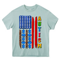 Arona autism american flag Heavy Core Tee - AdoDesignShop