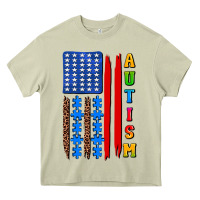Mossy autism american flag Heavy Core Tee - AdoDesignShop