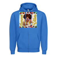 True Royal summer vibes afro kid Zipper Hoodie - TumblerDesignByShophia
