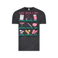 Vintage Black god says i am nurse Vintage Tee - MaliasSmallBusiness