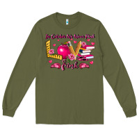 Army Green in october we wear pink teacher Long Sleeve Tee - LillyAllenDesigns