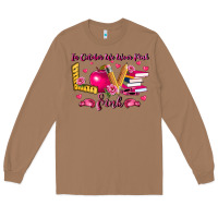 Toasted Coconut in october we wear pink teacher Long Sleeve Tee - LillyAllenDesigns