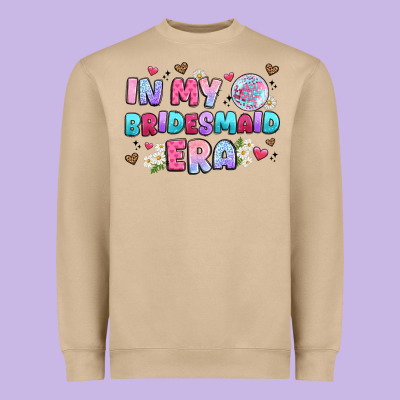 In My Bridesmaid Era Heavyweight Sweatshirt Designed By Artiststas