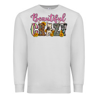 Dove Grey beautiful crazy Premium Sweatshirt - OliviaCreatesArt