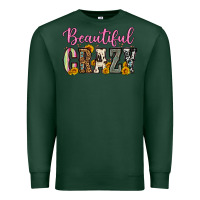 Sports Green beautiful crazy Premium Sweatshirt - OliviaCreatesArt