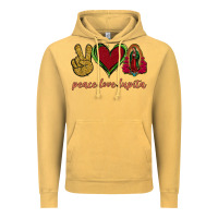 Vintage Mustard Peace Love Lupita Vintage Hoodie - Jasminsmagicworld