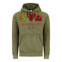 Vintage Olive Peace Love Lupita Vintage Hoodie - Jasminsmagicworld