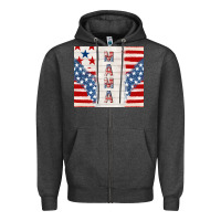 Charcoal Heather mama usa Zipper Hoodie - TumblerDesignByShophia