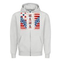 Dove Grey mama usa Zipper Hoodie - TumblerDesignByShophia