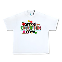 White special education crew Urban Heavy Tee - NancyCooperArtShop