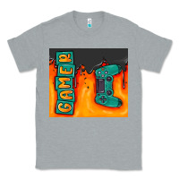 Heather Grey gamer Classic Tee - MaliasSmallBusiness