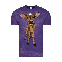 Cloud Purple baby cow Vintage Tee - NancyCooperArtShop