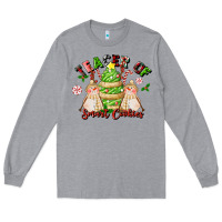 Heather Grey teacher of smart cookies Long Sleeve Tee - LillyAllenDesigns