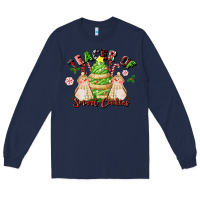 Navy teacher of smart cookies Long Sleeve Tee - LillyAllenDesigns