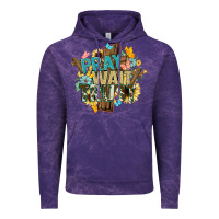 Cloud Purple pray wait trust crosses christian Vintage Hoodie - NancyCooperArtShop