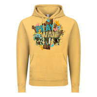 Vintage Mustard pray wait trust crosses christian Vintage Hoodie - NancyCooperArtShop