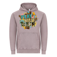 Vintage Zinc pray wait trust crosses christian Vintage Hoodie - NancyCooperArtShop
