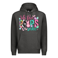Charcoal Heather Oh for peeps sake cowhide Easter Day Premium Hoodie - HowdyJamesFarm