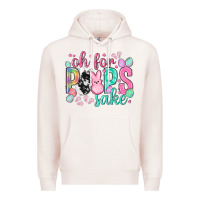 Pale Pink Oh for peeps sake cowhide Easter Day Premium Hoodie - HowdyJamesFarm
