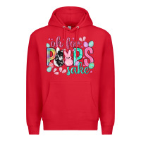 Red Oh for peeps sake cowhide Easter Day Premium Hoodie - HowdyJamesFarm