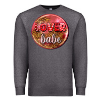 Charcoal Heather lover babe olivia Premium Sweatshirt - OliviaCreatesArt