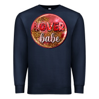 Navy lover babe olivia Premium Sweatshirt - OliviaCreatesArt