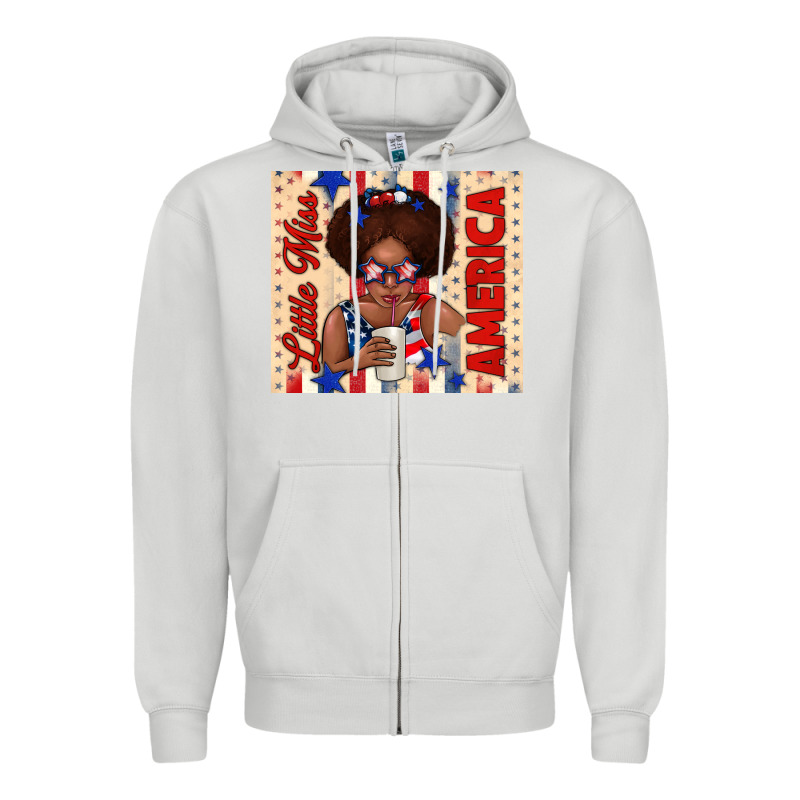Little Miss America Zipper Hoodie by TumblerDesignByShophia | Teevron