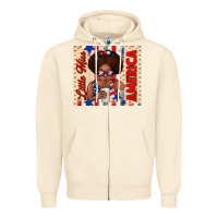 Sandshell little miss america Zipper Hoodie - TumblerDesignByShophia