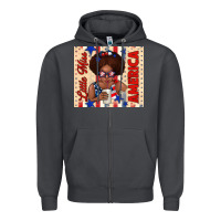 Smoke little miss america Zipper Hoodie - TumblerDesignByShophia