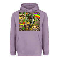 Lavender St. Pat Rex Day Heavyweight Hoodie - CowGirlArtShop