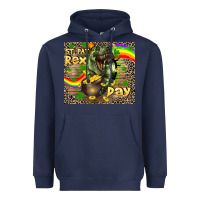 Navy St. Pat Rex Day Heavyweight Hoodie - CowGirlArtShop