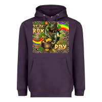 Plum St. Pat Rex Day Heavyweight Hoodie - CowGirlArtShop