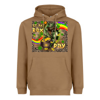 Toasted Coconut St. Pat Rex Day Heavyweight Hoodie - CowGirlArtShop