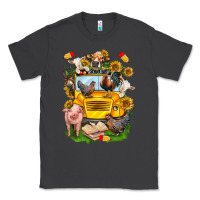 Smoke farm animals with school bus Classic Tee - NancyCooperArtShop