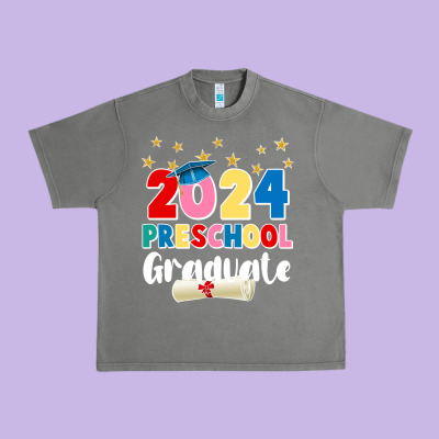 2024 Preschool Graduate Urban Heavy Tee Designed By Jahusdesignshop