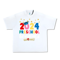 White 2024 preschool graduate Urban Heavy Tee - JahusDesignShop