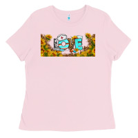 Bubblegum Pink western love nurse sunflower libbey cu Ladies Tee - BundleAndBundleShop