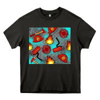 Asphalt firefighter equipment Heavy Core Tee - Artiststas