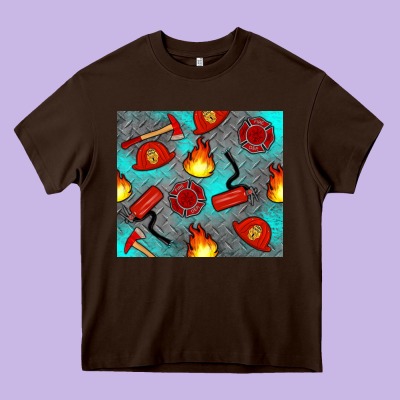 Firefighter Equipment Heavy Core Tee Designed By Artiststas